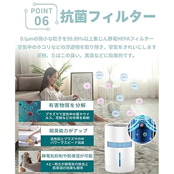 Amazon.co.jp: Boorich 加湿器 卓上 小型 4L 大容量 最大20畳